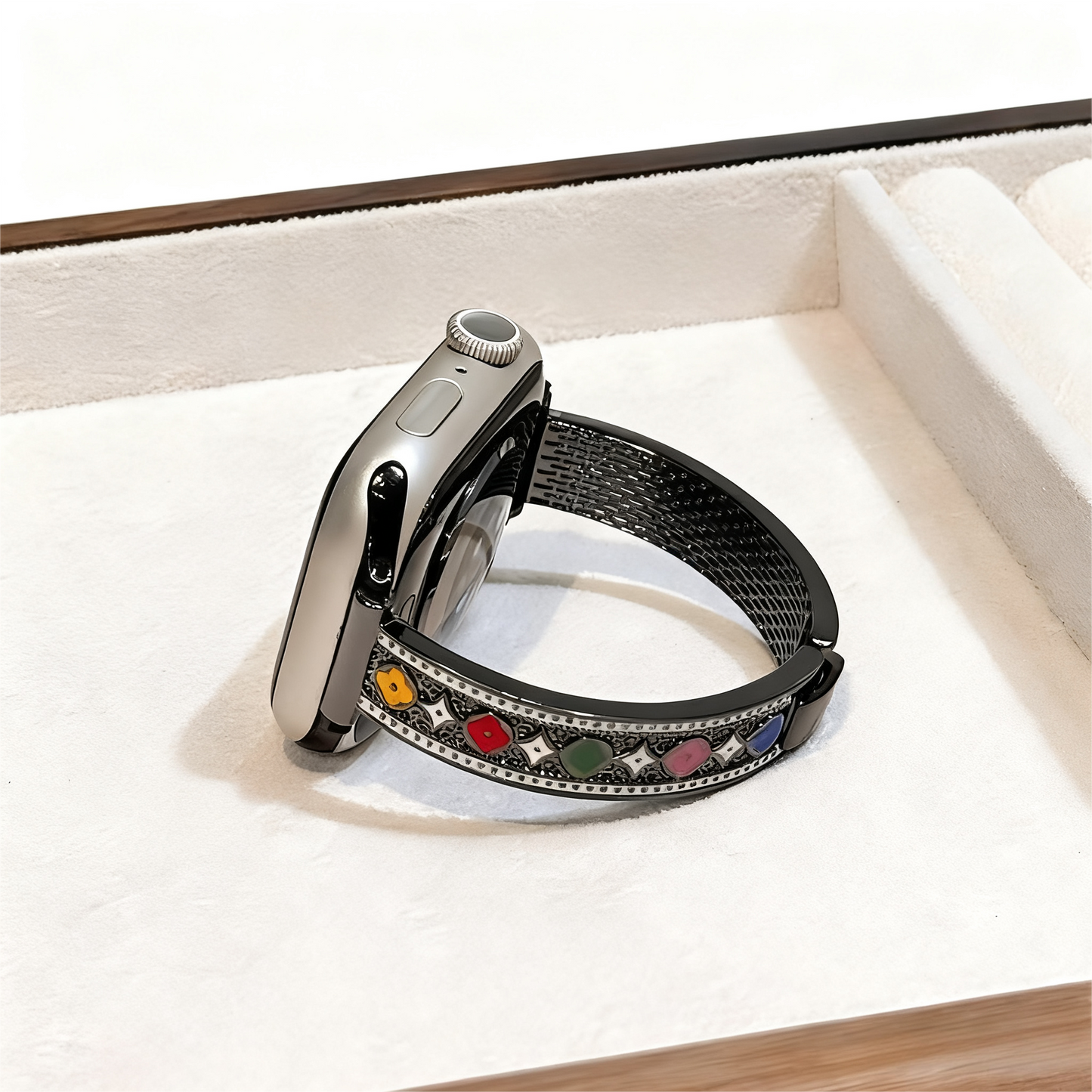 Colorful Four Leaf Flower iWatch Band