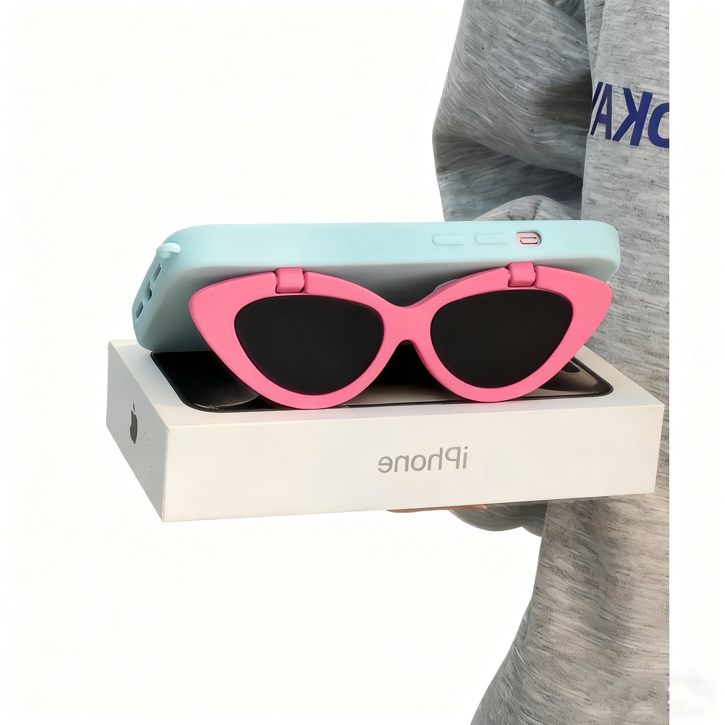 Creative glasses phone case