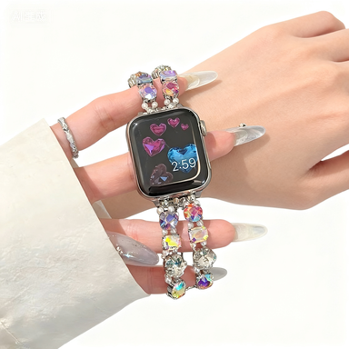 Colorful Gemstone iWatch Band