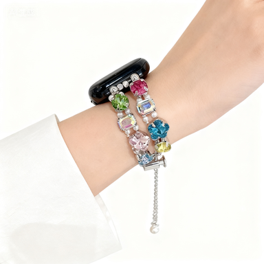Colorful Gemstone iWatch Band