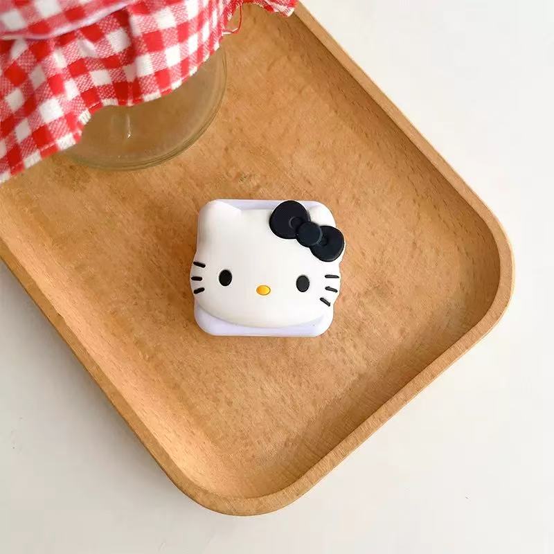 Hello Kitty, sticker with mirror phone holder