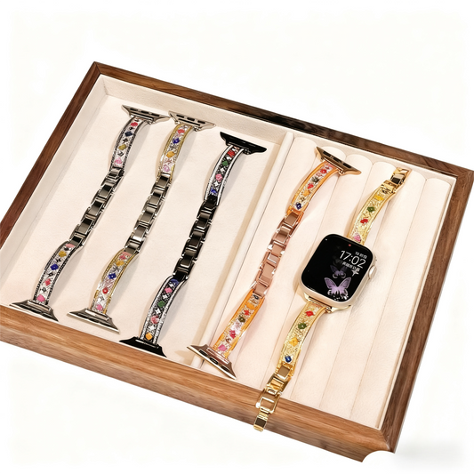 Colorful Four Leaf Flower iWatch Band