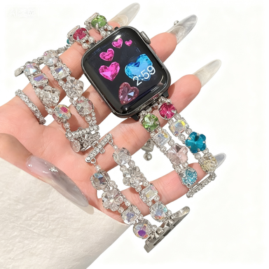 Colorful Gemstone iWatch Band