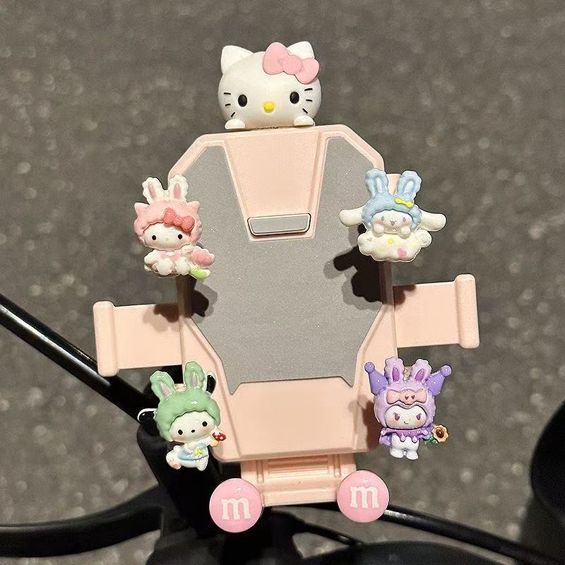 Cartoon motorcycle mounting bracket