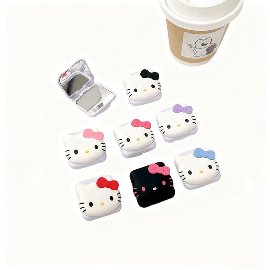 Hello Kitty, sticker with mirror phone holder