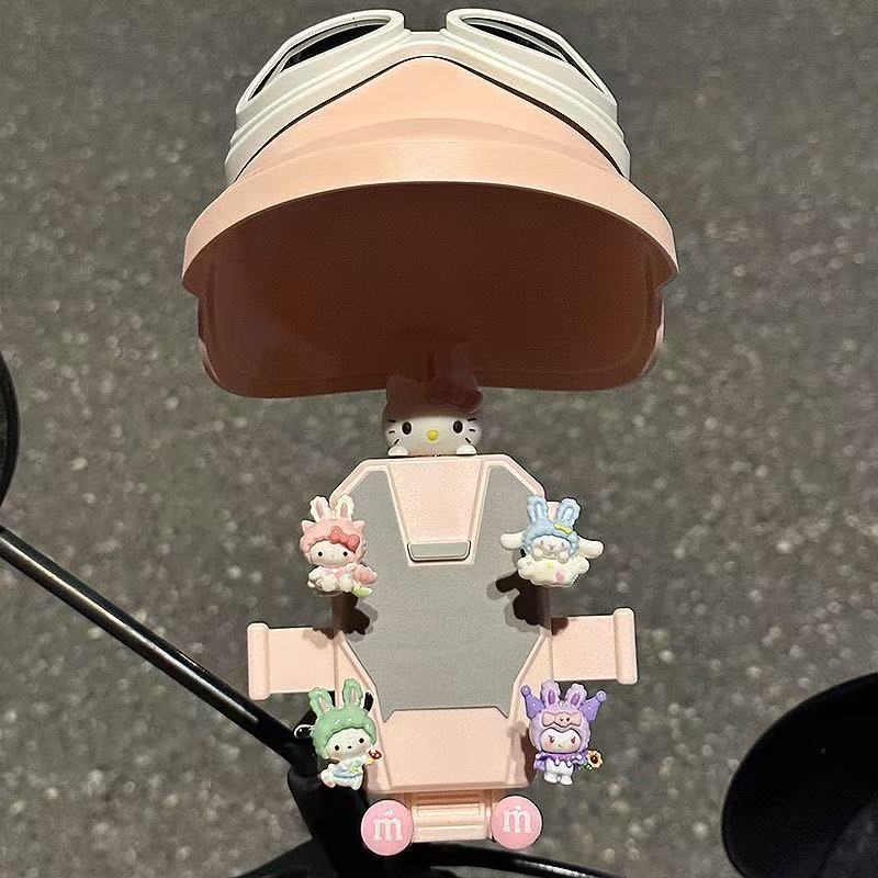 Cartoon motorcycle mounting bracket