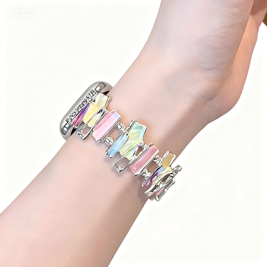 Heterosexual gemstone iWatch Band