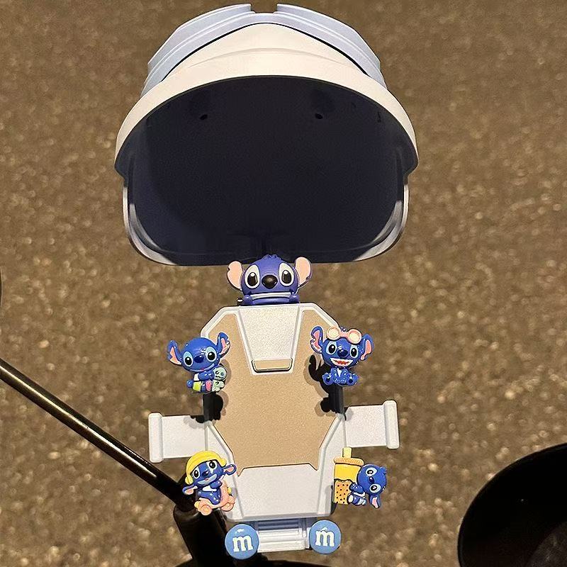 Cartoon motorcycle mounting bracket