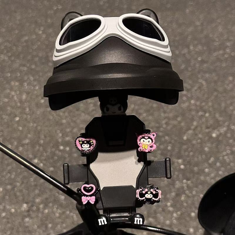 Cartoon motorcycle mounting bracket