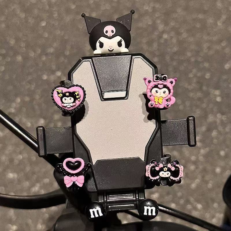 Cartoon motorcycle mounting bracket