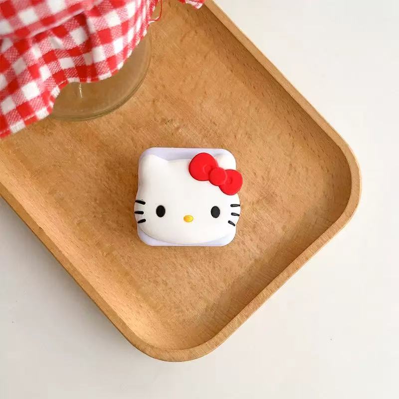 Hello Kitty, sticker with mirror phone holder