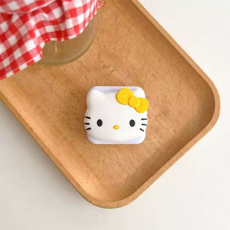 Hello Kitty, sticker with mirror phone holder