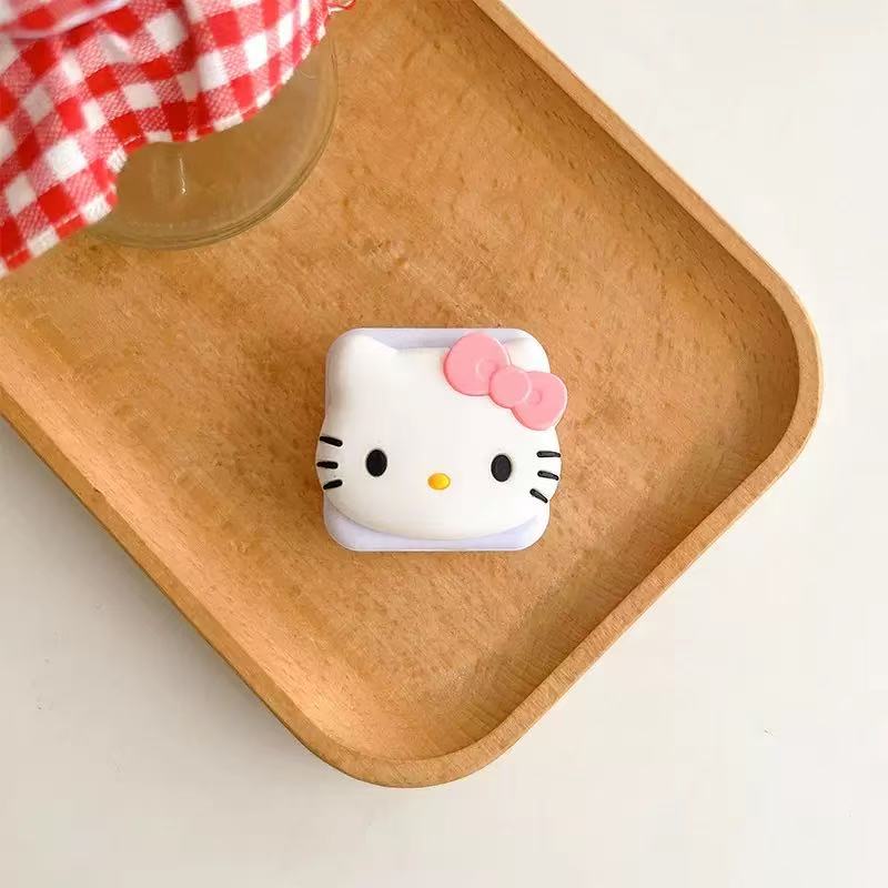Hello Kitty, sticker with mirror phone holder