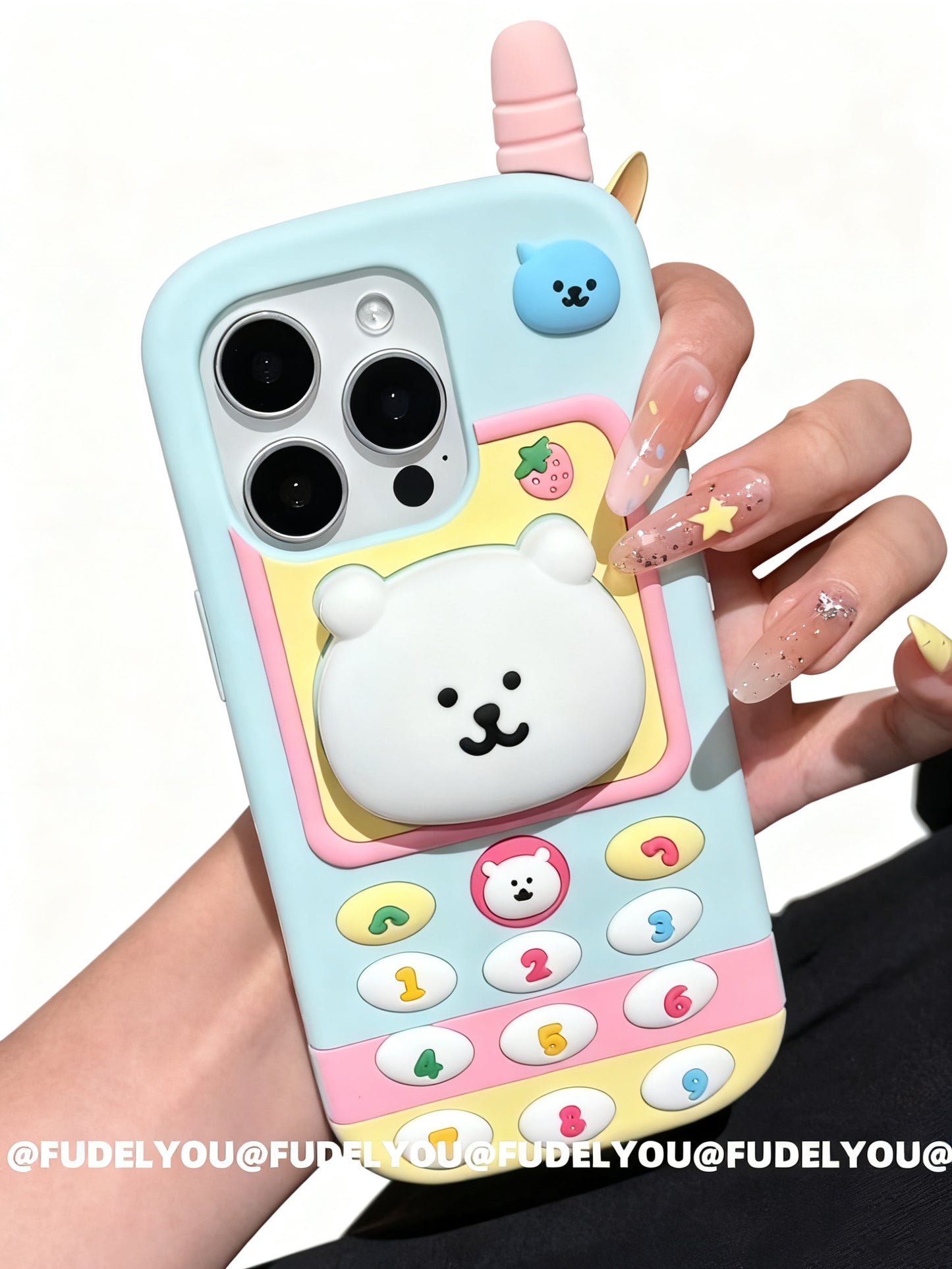 Cartoon antenna phone case