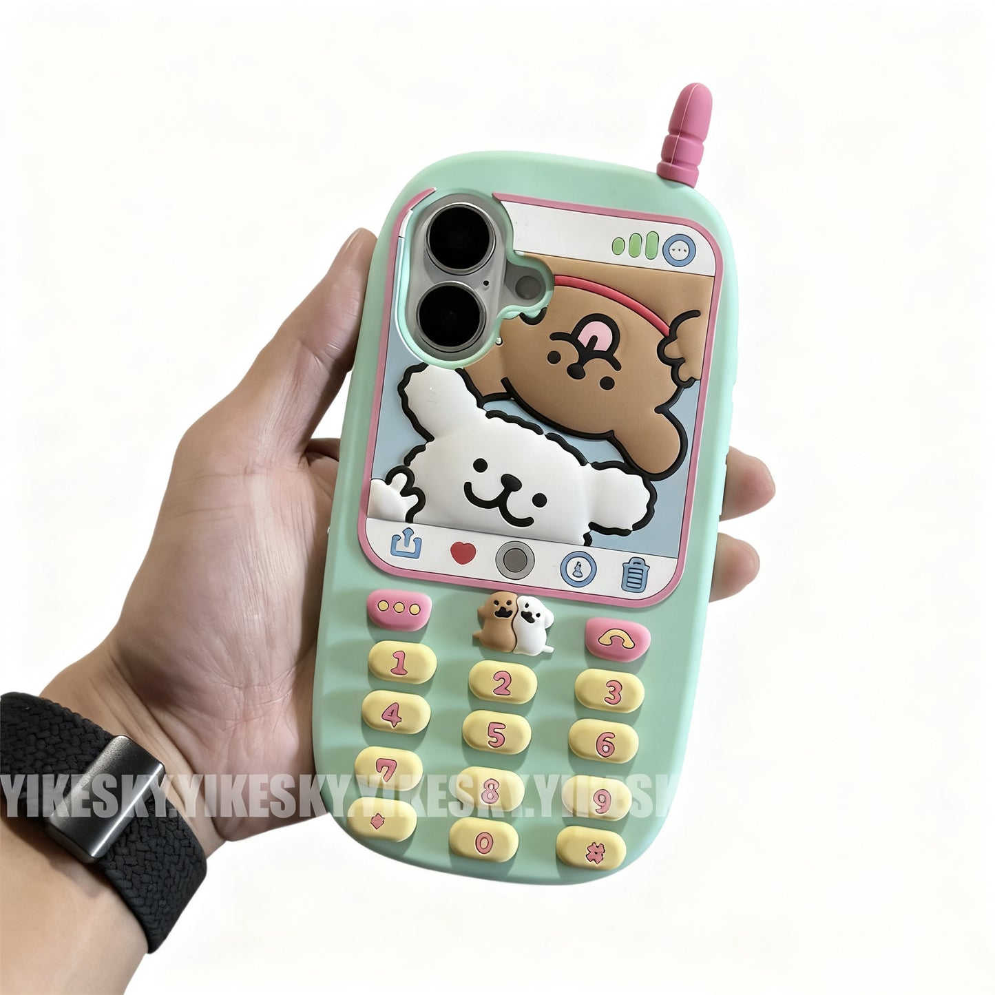 Cartoon antenna phone case