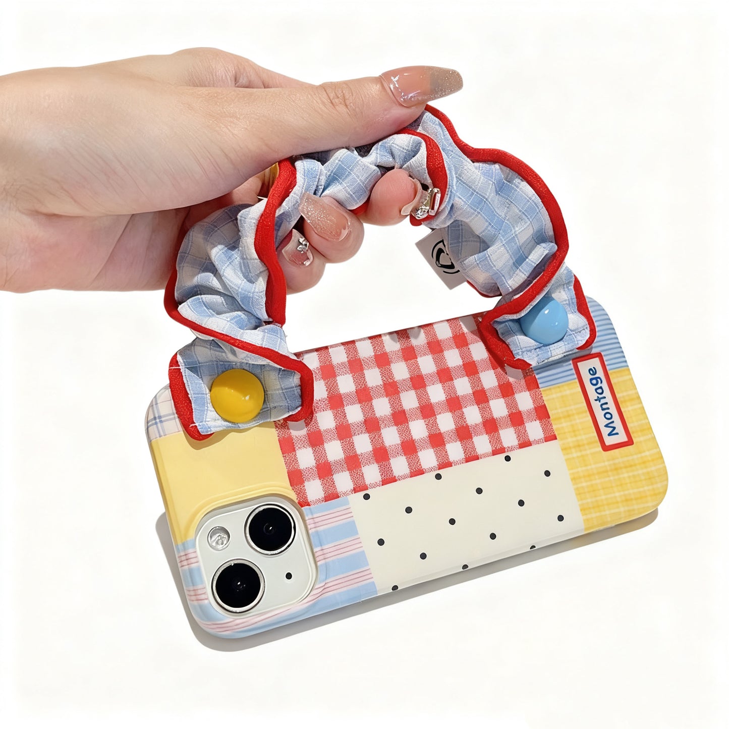 Checkered Handheld Phone Case