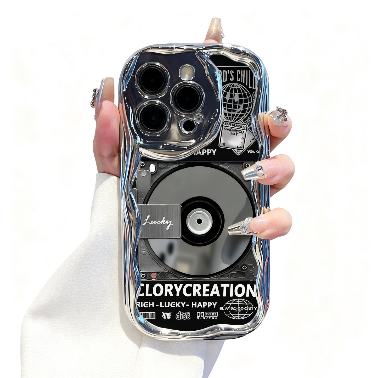 Record belt chain phone case