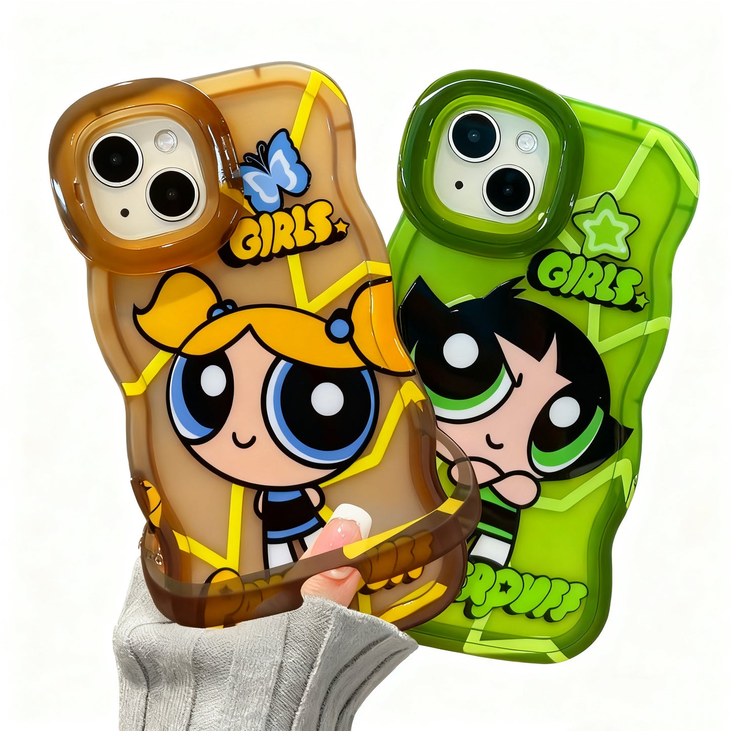 Flying Girl Police Phone Case with Bracket