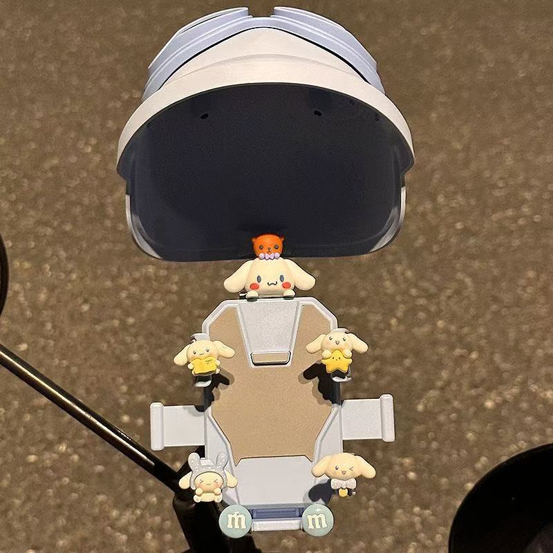 Cartoon motorcycle mounting bracket