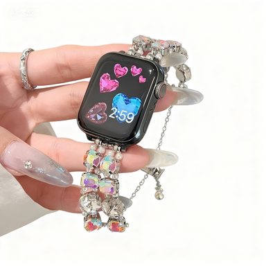 Colorful Gemstone iWatch Band