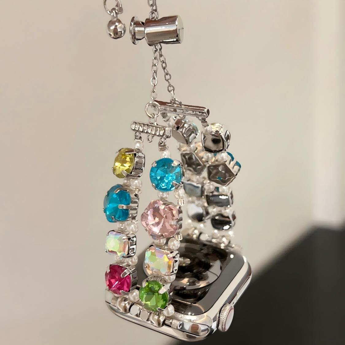 Colorful Gemstone iWatch Band