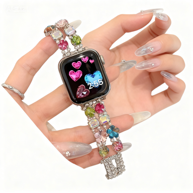 Colorful Gemstone iWatch Band