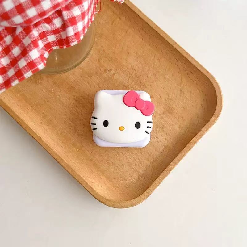 Hello Kitty, sticker with mirror phone holder